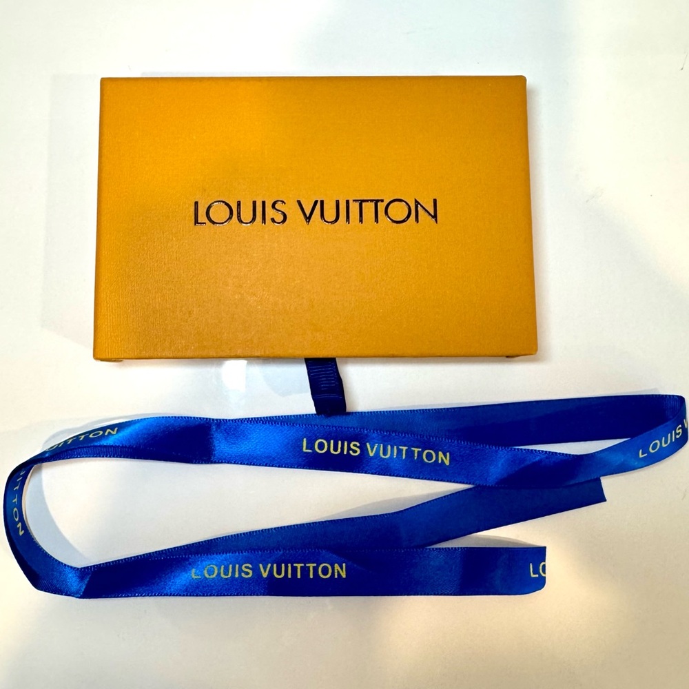 Louis Vuitton Signature Empty Jewelry Box With Ribbon